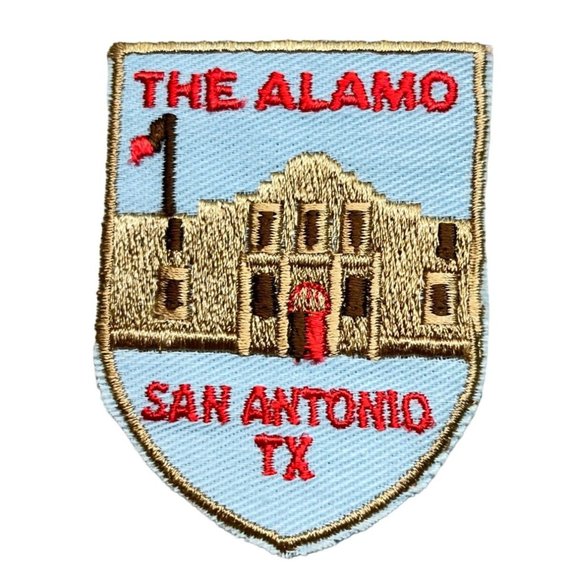 The Alamo San Antonio Texas TX Monument Souvenir Embroidered Patch Badge - Picture 1 of 5